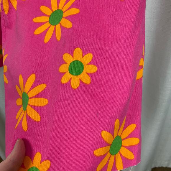 Free People Pink Floral Youthquake Wide Leg Crop Pants Sz.30 NWT - Picture 15 of 16